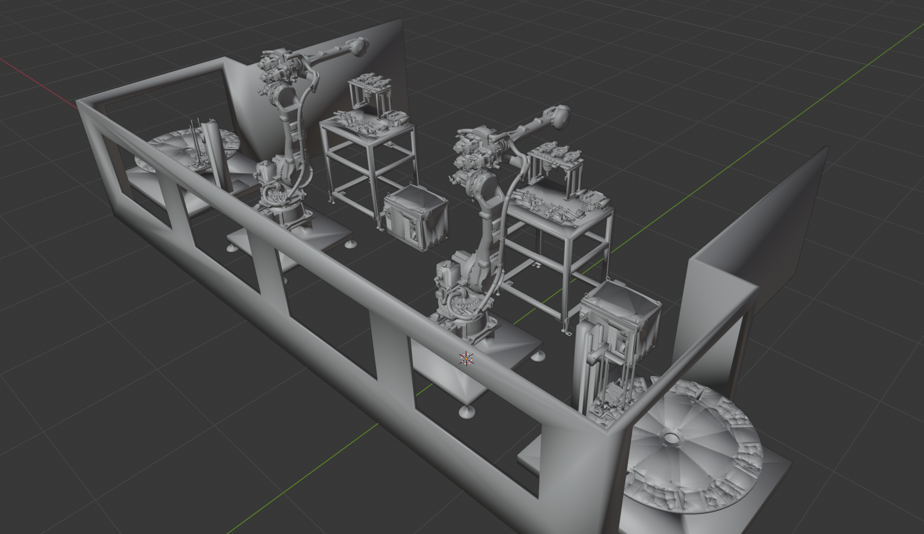 CAD files and simulation environment